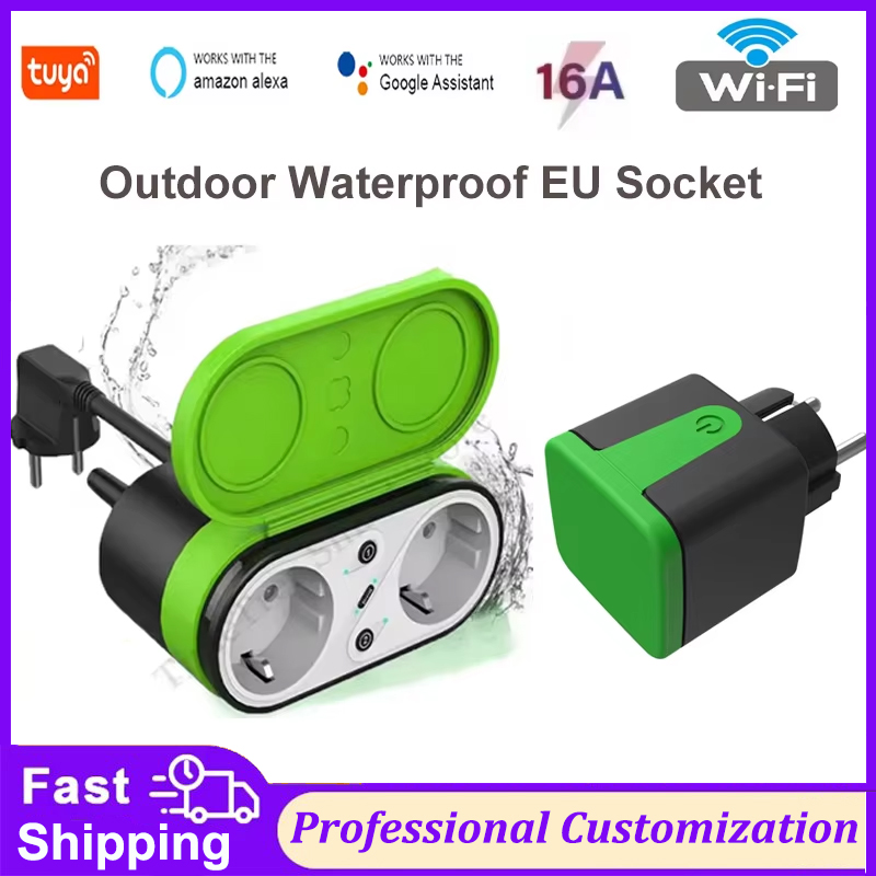 Tuya EU 16A Wifi Smart Outdoor - Timer Dual Outlet review and price