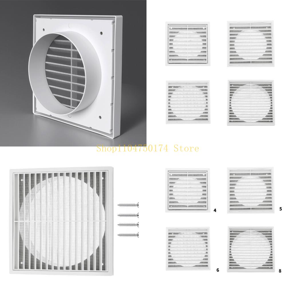 Plastic Square Air vent Louver - Screen Top Mesh review and price