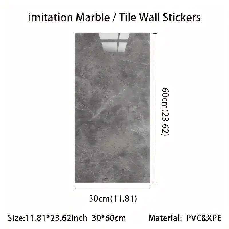 30cm*60cm Imitation Marble Til - Pvc Panel Background review and price