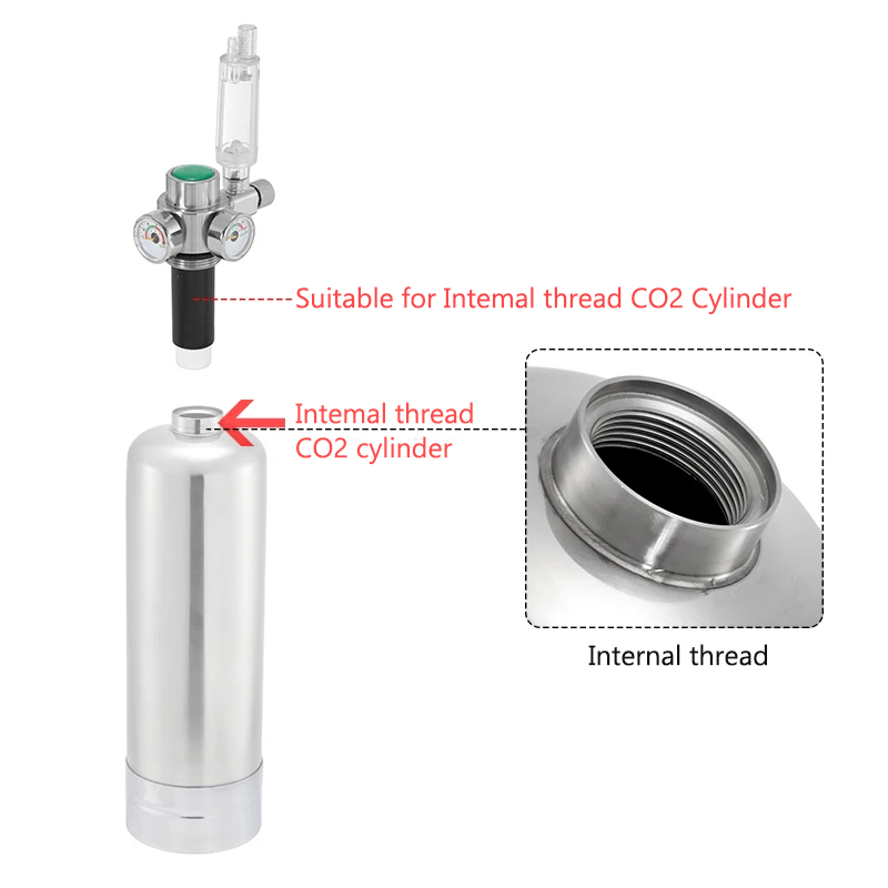 Internal Thread CO2 Steel Cyli - Aquael Filter Fzn review and price