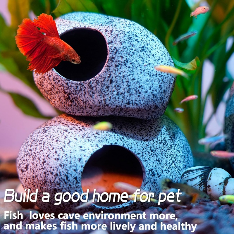 Aquarium Decorations Cave Fish - Hide Cave Ceramic review and price