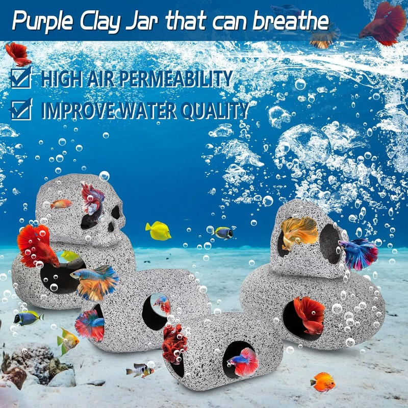 Aquarium Decorations Cave Fish - Hide Cave Ceramic review and price