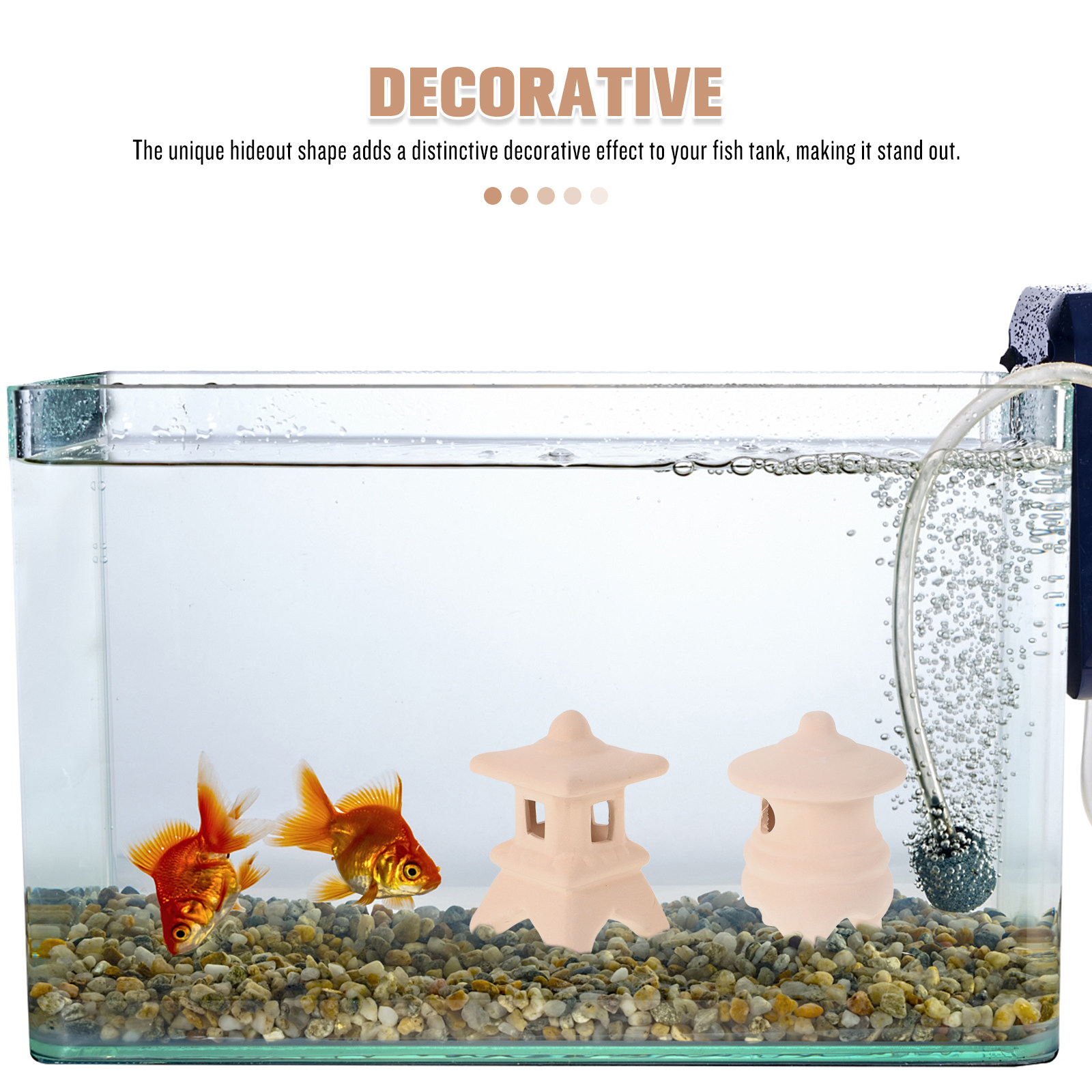 2Pcs Ceramic Aquarium Hide Fis - Hide Cave Ceramic review and price