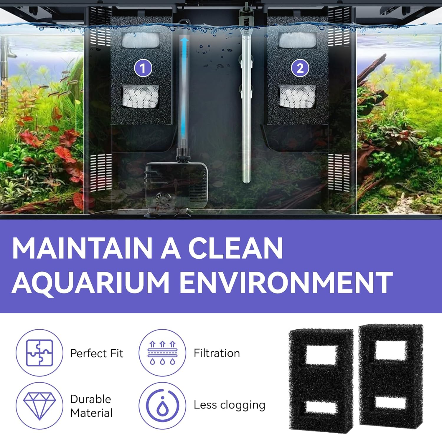 Compatible Foam Filter Block F - Fluval Aquarium Spec review and price